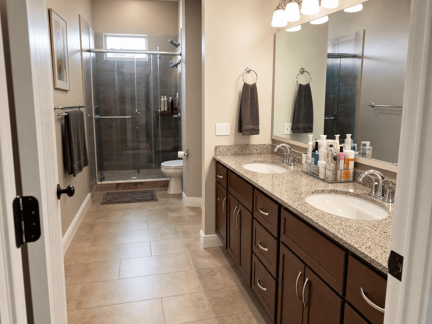 Bathroom cleaning result
