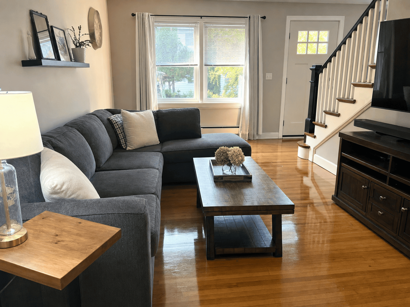 Living Room cleaning result