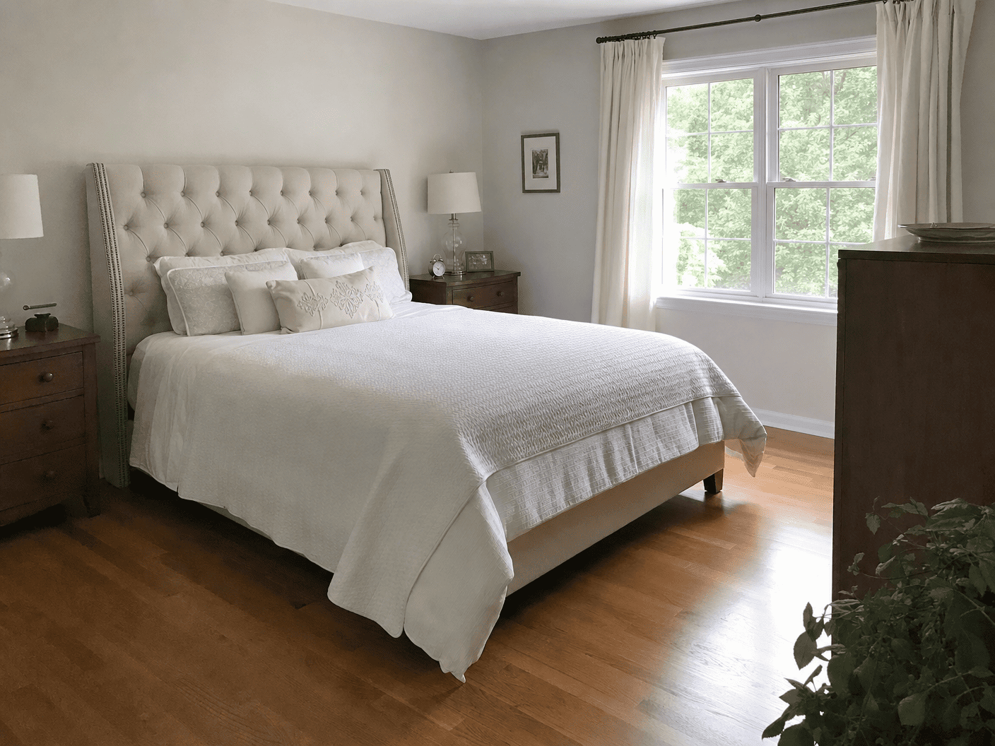 Master Bedroom cleaning result